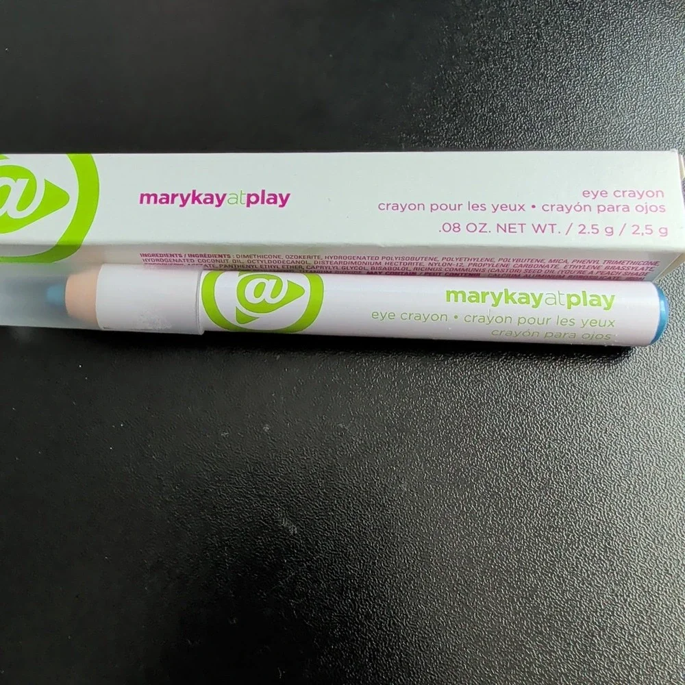 Mary Kay at Play Eye Crayon Teal Me More 069230 Blue Green Eyeshadow Pencil NEW